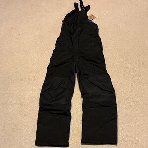 NWT Lands' End Black Kids' Snow Bib